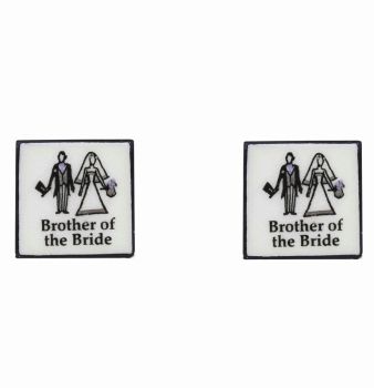 Sonia Spencer Bone China Brother Of The Bride Cufflinks (£2.50 Each)