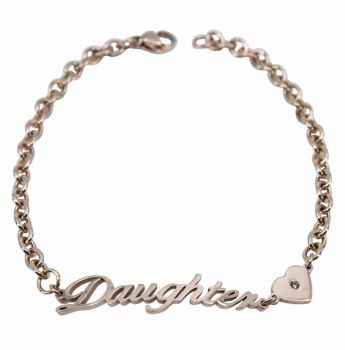 Stainless Steel Daughter Bracelet (£1.80 Each)