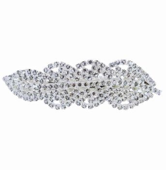 Diamante Feather French Clip (£1.95 Each)