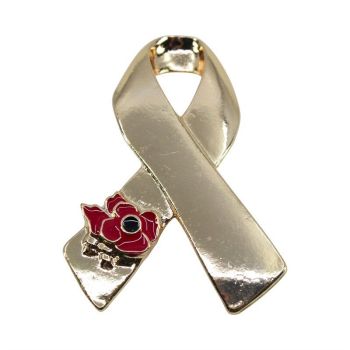 Remembrance Day Poppy Bow Brooch (£1.20 Each)