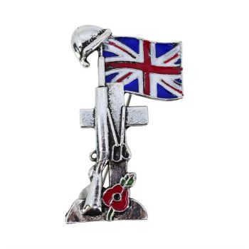 Union Jack Remembrance Day Brooch (£1.30 Each)