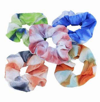 Assorted Multi Colour Scrunchies (40p Each)