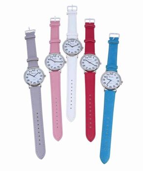 Ravel Large Dial Strap Watch (£3.75 Each)
