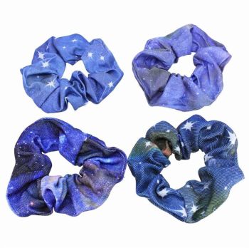 Assorted Stars, Moon & Space Scrunchies (35p Each)