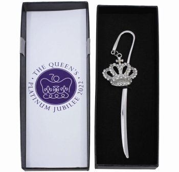 Boxed Diamante Crown Bookmark (£2.75 Each)