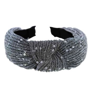 Wide Lurex & Sequin Knot Alice Bands (£1.80 Each)