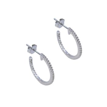 Silver CZ Earrings (£5.50 Each)