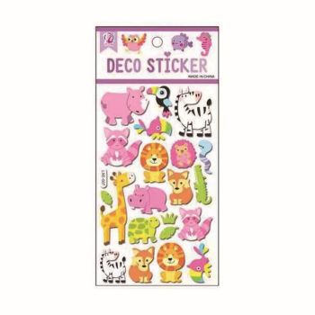 Assorted Embossed Animal Stickers (20p per sheet)