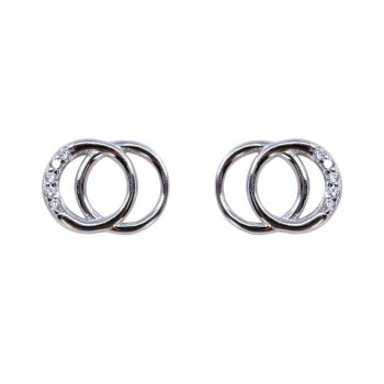 Silver Clear CZ Stud Earrings (£3.50 Each)