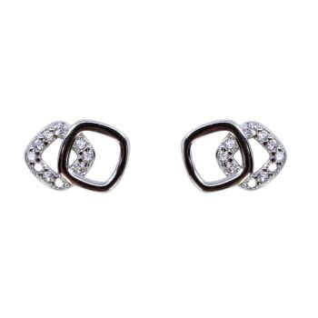 Silver Clear CZ Stud Earrings (£2.90 Each)