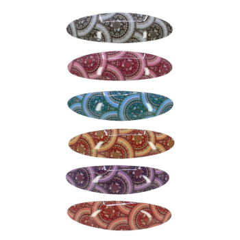 Acrylic Ladies Abstract French Clip (£0.40 Each )