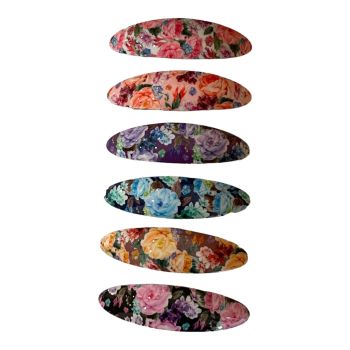 Ladies Floral French Clip (£0.40 Each)