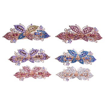Diamante Ladies butterfly French Clip ( £ 1.20 Each )