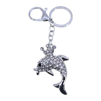 Diamante Dolphin & Crown Bag Charm (£1.50 Each)
