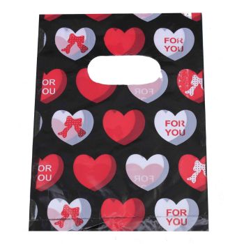 Mini Hearts Carrier Bags (£1.50 per pack)