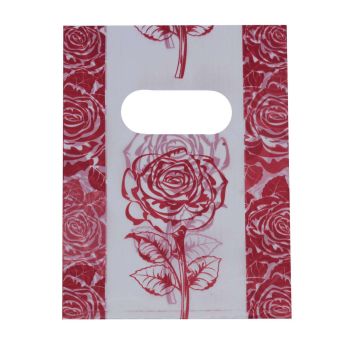 Mini Rose Carrier Bag (£1.50 per pack)