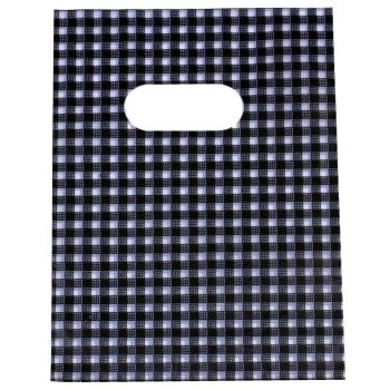 Mini Checkered Carrier Bag (£1.50 per pack)