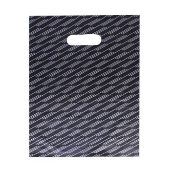 Medium Diagonal Lines Carrier Bags (£3.70 per pack)