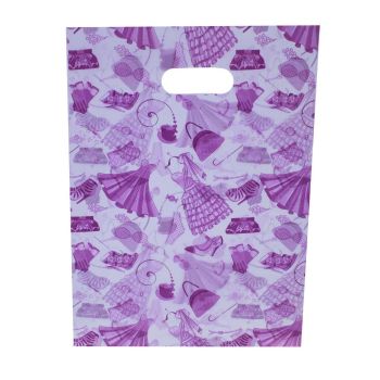 Large Ladies Fashion Carrier Bags (£4.80 per pack)