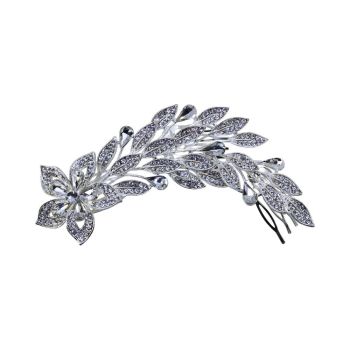 Diamante Flower Comb Headdress (£4.50 Each)