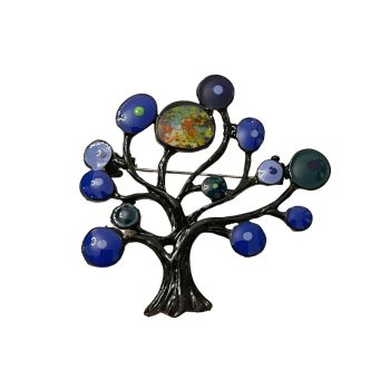 Enamel Tree Of Life brooch (£1.35 Each)