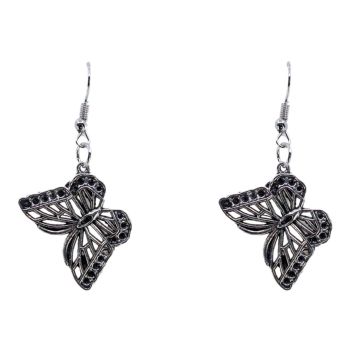 Venetti Butterfly Pierced Drop Earrings (£0.45 per pair)