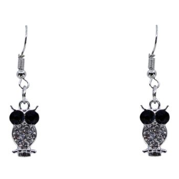 Venetti Owl Pierced Drop Earrings (£0.50 per pair)