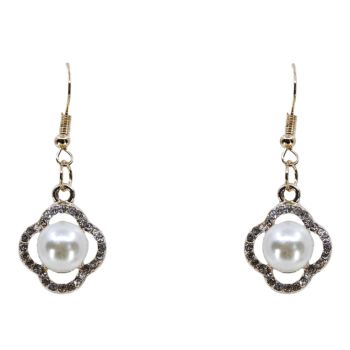 Venetti Diamante & Pearl Pierced Drop Earrings (£0.55 per pair)