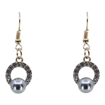 Venetti Diamante & Pearl Drop Earrings (£0.45 per pair)