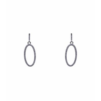 Silver Clear CZ Drop Earrings (£4.95 per pair)