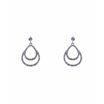 Silver Clear CZ Drop Earrings (£4.95 per pair)