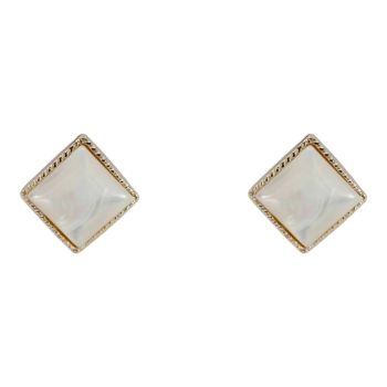 Imitation Opal Clip-on Earrings (£1 per pair)
