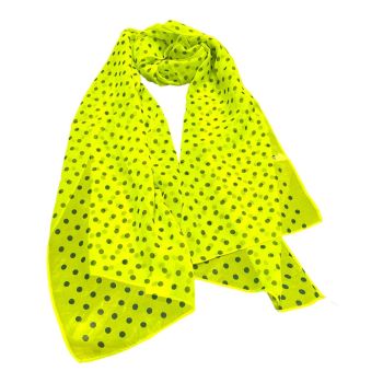 Ladies Polka Dot summer Chiffon scarf ( £1.60 Each )
