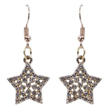 Venetti Diamante Star Pierced Drop Earrings (£0.50 per pair)
