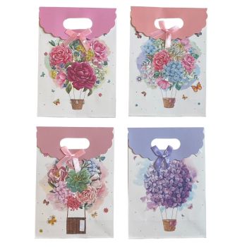 Assorted Floral Hot Air Balloon Gift Bags (£0.20p Each)