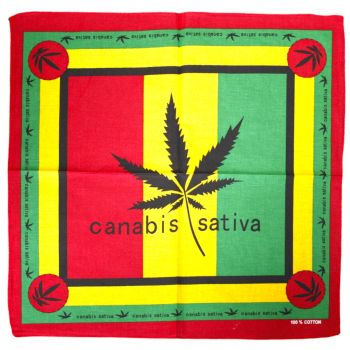 Cannabis Leaf Bandanas 