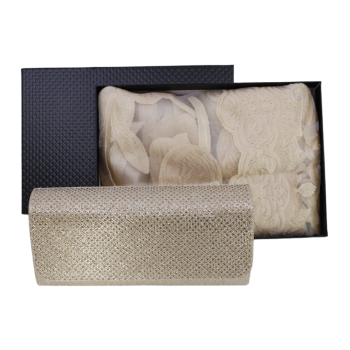 Mother`s Day Boxed Evening Bag & Scarf Gift Set