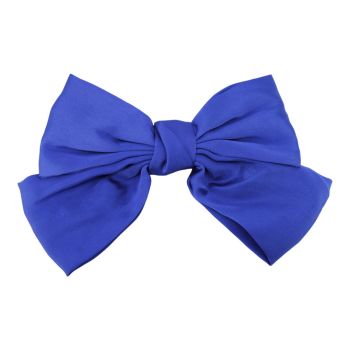 Back to school, large satin bow French clips.
