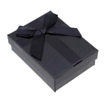 Black Card & Ribbon Bow Universal Box