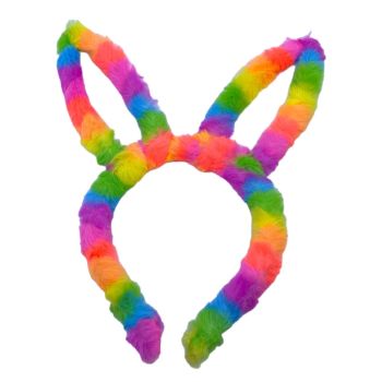 Multicolour Faux Fur Bunny Ears