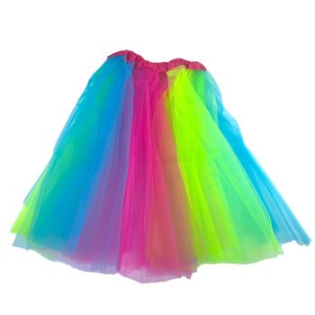 Ladies Neon Rainbow Tutu