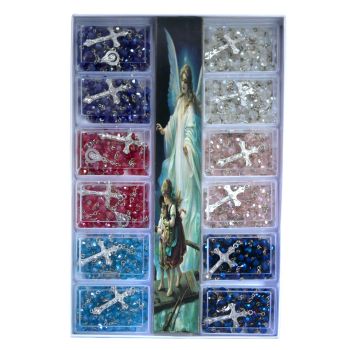 Boxed Assorted Rosary Bead Necklaces