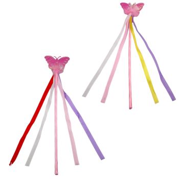 Assorted Iridescent Butterfly Wands