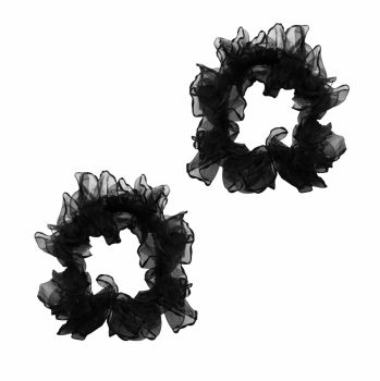 Back to school organza scrunchies.
