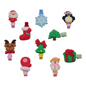 Kids Assorted Christmas Themed Concord Clips