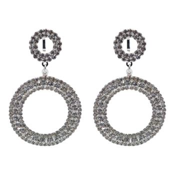 Venetti Diamante Clip-on Drop Earrings