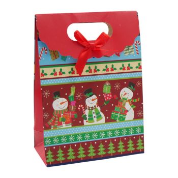 Christmas Gift Bags With Bow