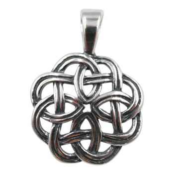 Oxidised Sterling Silver Celtic pendant.
