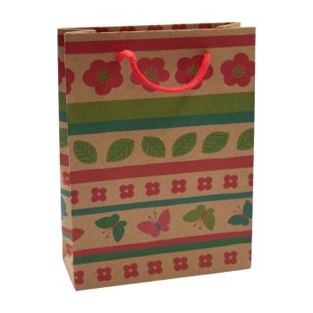 Assorted Floral Print Gift Bag