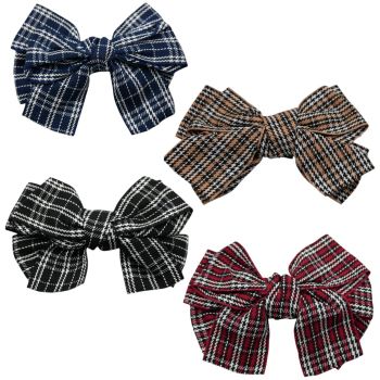 Assorted Tartan Bow Concords